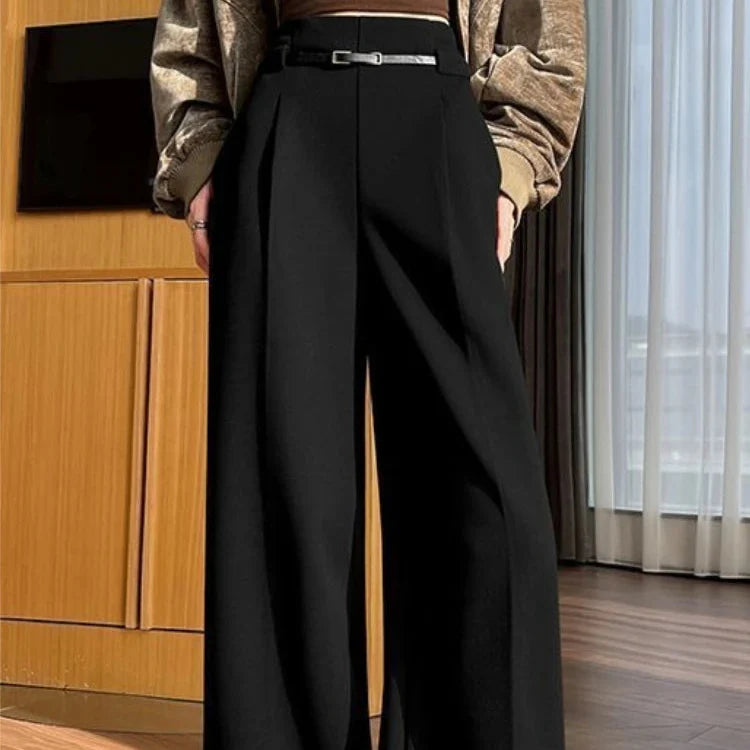 Pantalon Taille Haute Femme - WideChic™