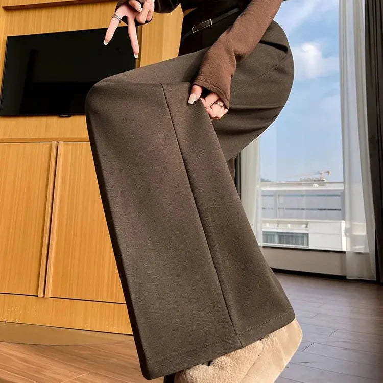 Pantalon Taille Haute Femme - WideChic™