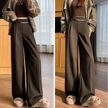 Pantalon Taille Haute Femme - WideChic™