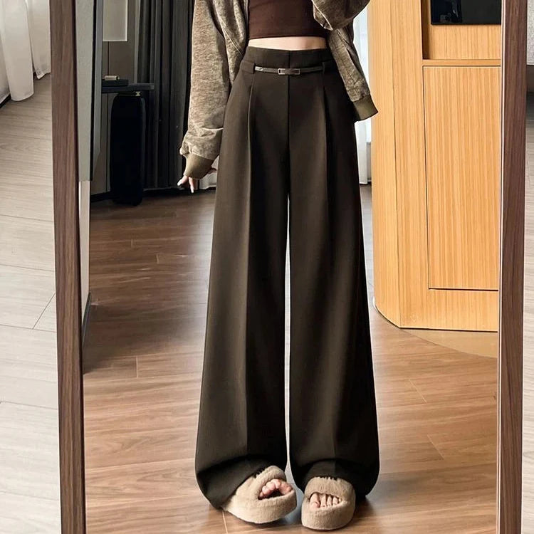 Pantalon Taille Haute Femme - WideChic™