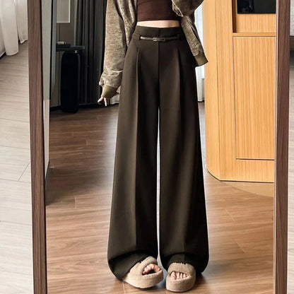 Pantalon Taille Haute Femme - WideChic™