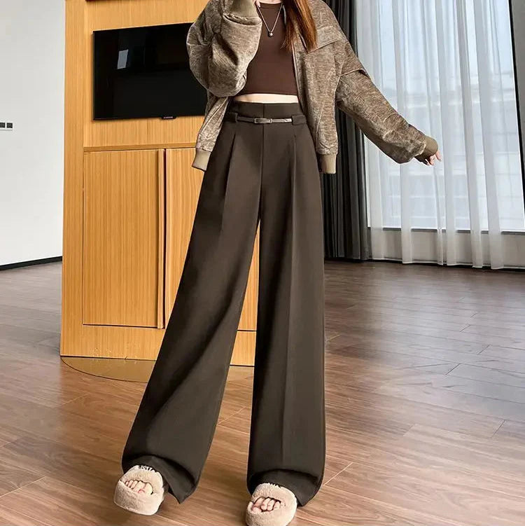 Pantalon Taille Haute Femme - WideChic™