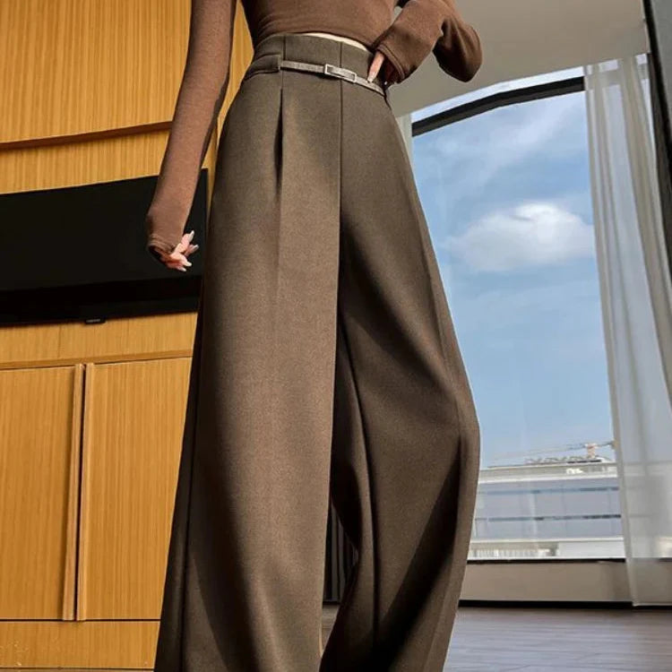 Pantalon Taille Haute Femme - WideChic™