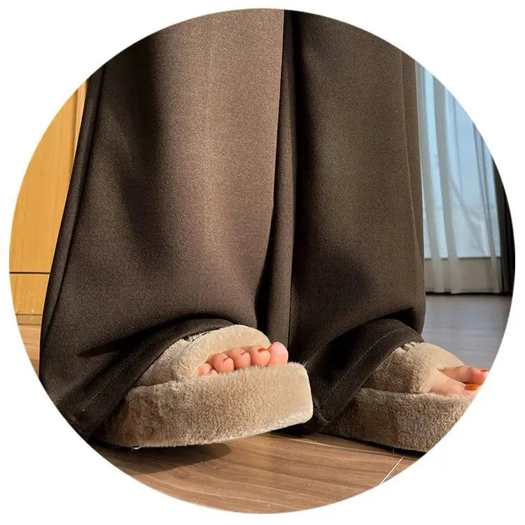 Pantalon Taille Haute Femme - WideChic™